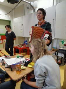 Ein bisschen Weihnachtsmusik mit Frau Greiner