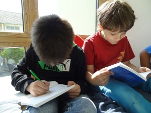 ...und dürfen lesen...