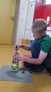 Niklas ganz konzentriert