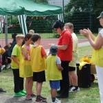 Applaus für das gelbe Team