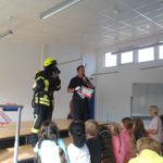 Feuerwehrmann in Einsatzkleidung