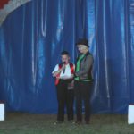 Frau Meier mit ihrem Zirkusdirektorschüler
