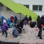 Der neue Sandkasten